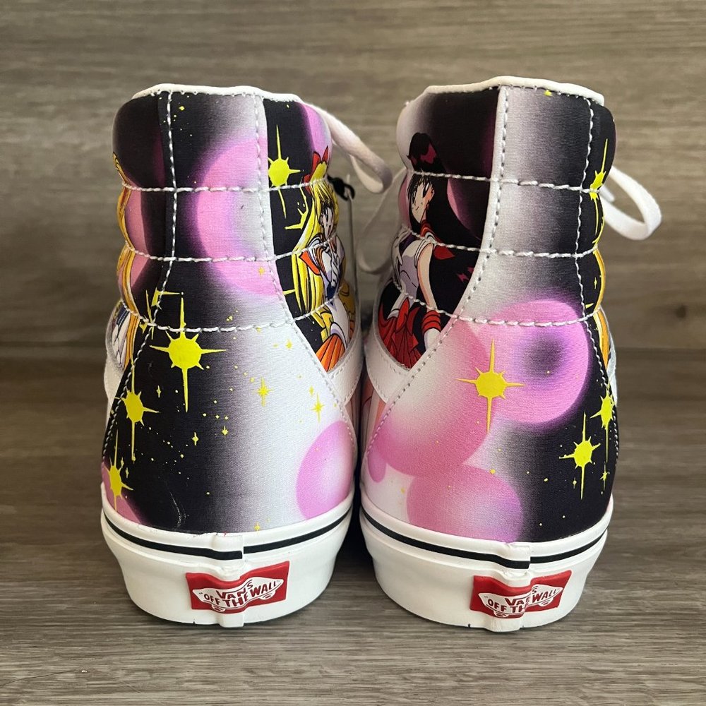 Vans Sailor Moon Sk8-Hi Pretty Guardians High Tops Men's NWOB - Picture 9 of 11